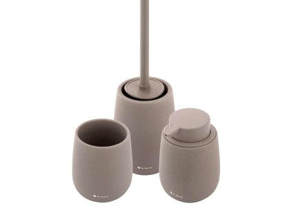 Nimco Tabo Súprava doplnkov do kúpeľne, hnedá TA SET-07