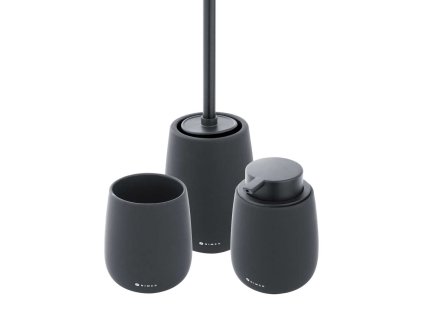 Nimco Tabo Súprava doplnkov do kúpeľne, čierna TA SET-90