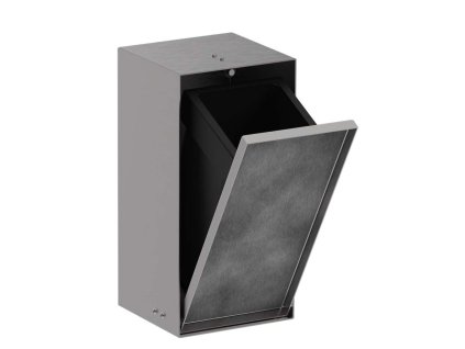 Hansgrohe XtraStoris Rock Podomietkový odpadkový kôš 2,5 l, kefovaná oceľ 56063800-HG