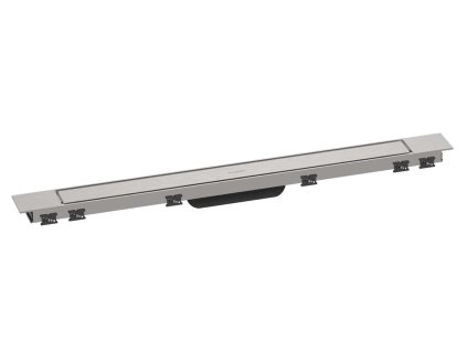 Hansgrohe RainDrain Match Plus Sprchový žľab 80 cm, s roštom, kefovaná oceľ 56215800-HG
