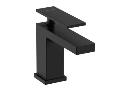 Hansgrohe Tecturis E Umývadlová batéria s výpusťou, CoolStart, EcoSmart, matná čierna 73004670-HG