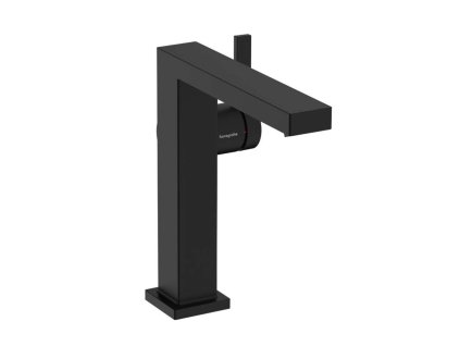 Hansgrohe Tecturis E Umývadlová batéria s výpusťou Push-Open, CoolStart, EcoSmart, matná čierna 73042670-HG