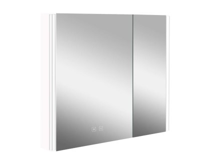 kielle Arkas I Zrkadlová skrinka s LED osvetlením, vyhrievaním a USB portom, 80x70x13 cm, biela 50111810