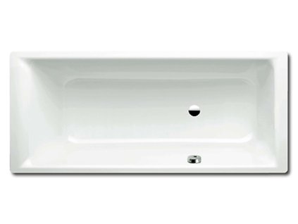 Kaldewei Ambiente Obdĺžniková vaňa Puro 657, 180x80 cm, biela-vaňa, Perl-Effekt, neštandardný prepad 256727093001