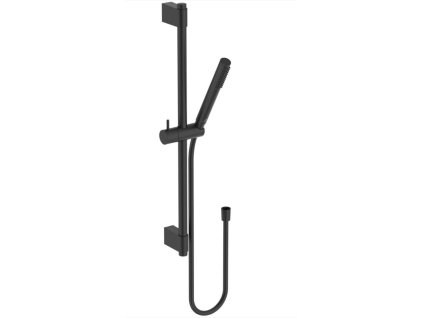 Ideal Standard Idealrain Set sprchovej hlavice, tyče a hadice, hodvábna čierna A7616XG