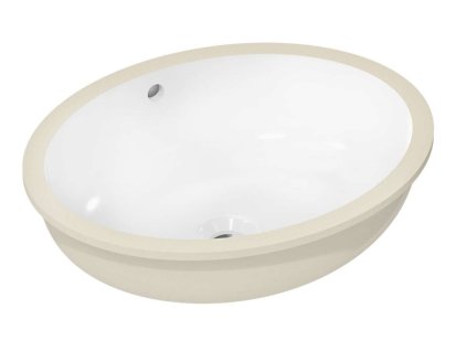 Hansgrohe Xuniva D Umývadlo zápustné, 45x35 cm, s prepadom, biela 60152450-HG