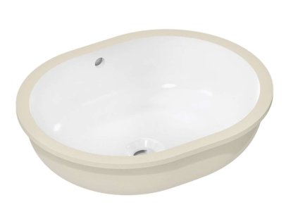 Hansgrohe Xuniva U Umývadlo zápustné, 45x35 cm, s prepadom, biela 60153450-HG