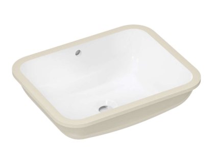 Hansgrohe Xuniva Q Umývadlo zápustné, 45x35 cm, s prepadom, biela 60154450-HG