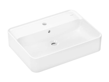 Hansgrohe Xuniva Q Umývadlo na dosku, 60x45 cm, s prepadom, otvor na batériu, SmartClean, biela 61082450-HG