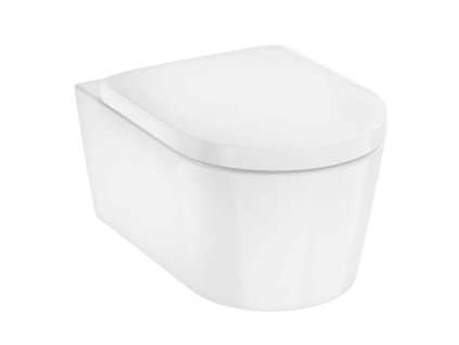 Hansgrohe EluPura S Závesné WC s doskou SoftClose, AquaFall, HygieneEffect, biela 62021450-HG