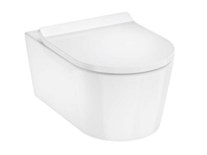 Hansgrohe EluPura S Závesné WC s doskou SoftClose, AquaHelix, HygieneEffect, biela 62025450-HG