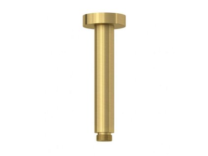 Kludi A-Qa Sprchové rameno stropné, 15 cm, kefované zlato 66515N0-00