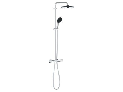 Grohe Vitalio Start Sprchový set s termostatom, priemer 25 cm, 2 prúdy, chróm 26677001-GR