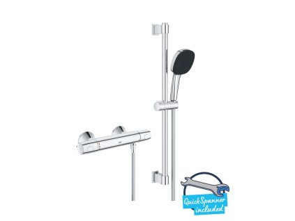 Grohe Precision Trend Sprchový set s termostatom, 3 prúdy, chróm 34237003-GR