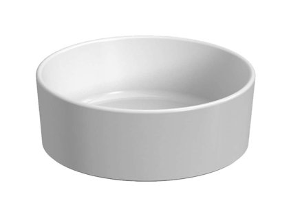 Jika Cubito Pure Umývadlo na dosku, priemer 40 cm, bez prepadu, matná biela H8184207571121