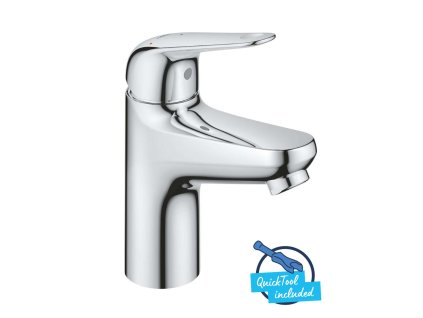 Grohe Swift Umývadlová batéria s výpusťou Push-Open, studený štart, chróm 24323001-GR