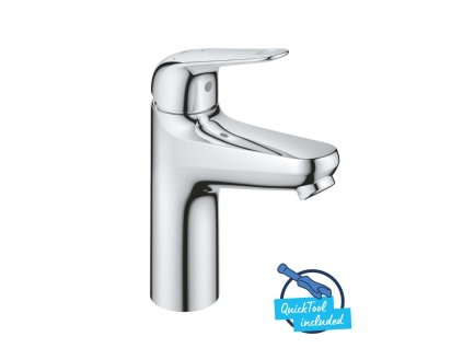 Grohe Swift Umývadlová batéria s výpusťou Push-Open, studený štart, chróm 24329001-GR