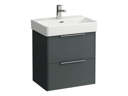 Laufen Base Umývadlová skrinka, 52x52x36 cm, 2 zásuvky, sivá H4021521102661