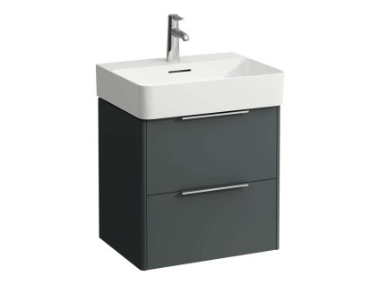 Laufen Base Umývadlová skrinka, 52x53x39 cm, 2 zásuvky, sivá H4021921102661