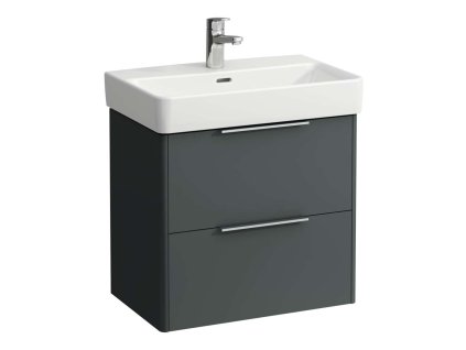 Laufen Base Umývadlová skrinka, 52x57x36 cm, 2 zásuvky, sivá H4022121102661