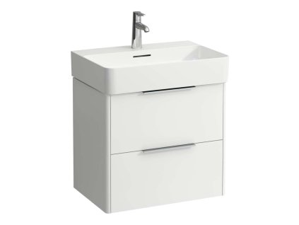 Laufen Base Umývadlová skrinka, 52x58x39 cm, 2 zásuvky, matná biela H4022521102601