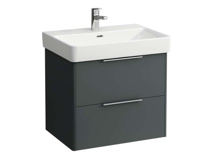 Laufen Base Umývadlová skrinka, 52x62x44 cm, 2 zásuvky, sivá H4022921102661
