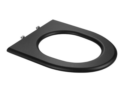 Sanela WC z nehrdzavejúcej ocele WC doska, čierna SLZN 31A