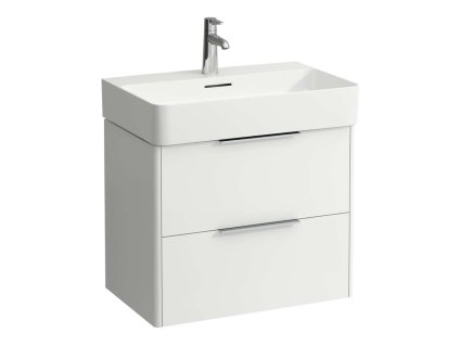 Laufen Base Umývadlová skrinka, 52x64x39 cm, 2 zásuvky, matná biela H4023121102601