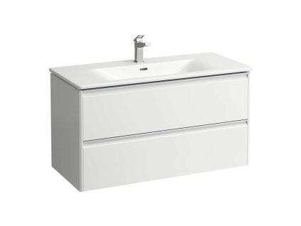 Laufen Palace Skrinka s umývadlom, 53x98x44 cm, 2 zásuvky, matná biela H8607072601041
