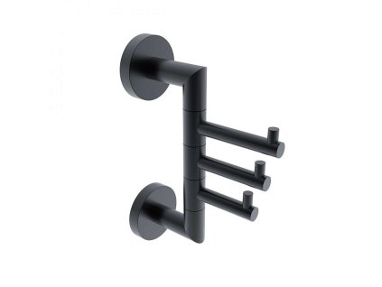 Nimco Unix Trojháčik, otočný, matná čierna UNC 13099-90