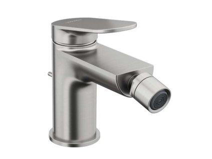 Duravit Wave Bidetová batéria s výpusťou, kefovaná nerezová WA2400001070