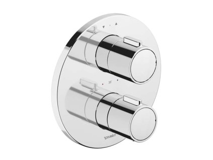 Duravit Termostatická batéria pod omietku, na 2 spotrebiče, s telesom, chróm TH4200008010