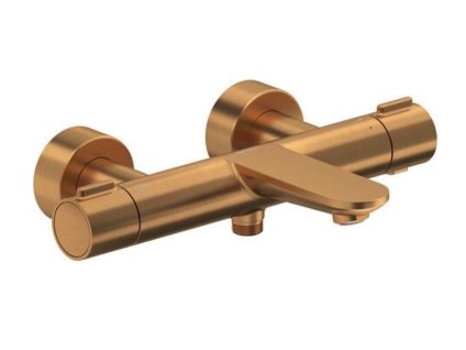 Duravit Wave Termostatická vaňová batéria, kefovaný bronz WA5220000004