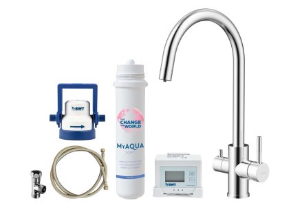kielle Wimeo Drezová batéria vrátane filtrácie, chróm 10525SFI20