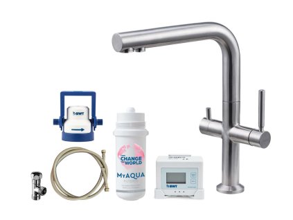 kielle Wimeo Drezová batéria vrátane filtrácie, brúsená nerezová 10525SFI75