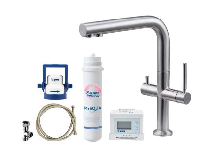 kielle Wimeo Drezová batéria vrátane filtrácie, brúsená nerezová 10525SFI85