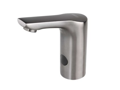 Sanela Elektronický umývadlový ventil, sieťové napájanie, metal grey matt SLU 62HX
