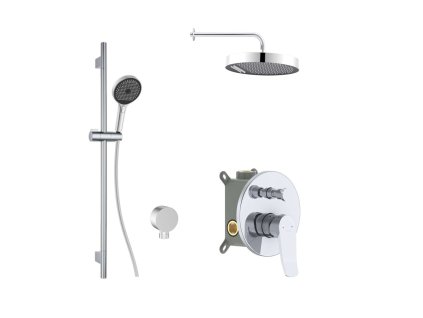 kielle Oudee Termostatická batéria pod omietku, na 2 spotrebiče, s príslušenstvom a telesom, chróm 20627SPT20