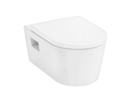 Hansgrohe EluPura Original S Závesné WC s doskou SoftClose, Rimless, biela 62050450-HG