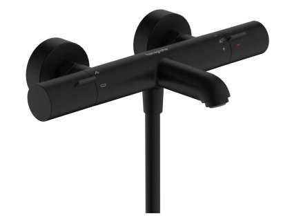 Hansgrohe Ecostat Fine Termostatická vaňová batéria, matná čierna 13325670-HG