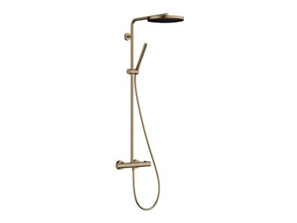 Hansgrohe Pulsify S Puro Sprchový set s termostatom, priemer 26 cm, 1 prúd, EcoSmart, kefovaný bronz 24223140-HG