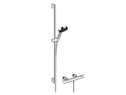 Hansgrohe Pulsify Select S Sprchový set s termostatom, 3 prúdy, EcoSmart, chróm 24261000-HG