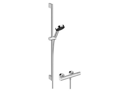 Hansgrohe Pulsify Select S Sprchový set s termostatom, 3 prúdy, EcoSmart, chróm 24271000-HG