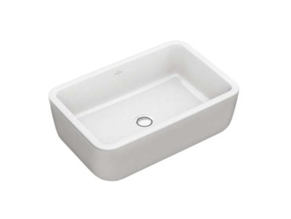 Villeroy & Boch Architectura Umývadlo na dosku, 60x40 cm, s prepadom, bez otvoru na batériu, alpská biela 41276001