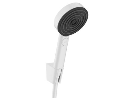 Hansgrohe Pulsify Select S Set sprchovej hlavice, držiaka a hadice, 3 prúdy, EcoSmart, matná biela 24306700-HG
