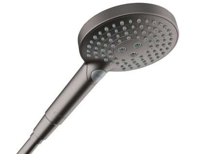 Hansgrohe Raindance Select S Sprchová hlavica, 3 prúdy, EcoSmart, kefovaný čierny chróm 26515340-HG