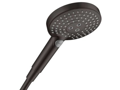 Hansgrohe Raindance Select S Sprchová hlavica, 3 prúdy, EcoSmart+, matná čierna 26516670-HG