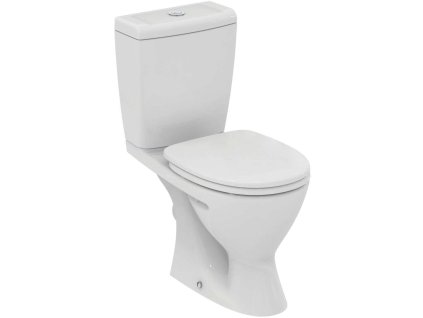 Ideal Standard Eurovit+ WC kombi s doskou, zadný odpad, biela V337001