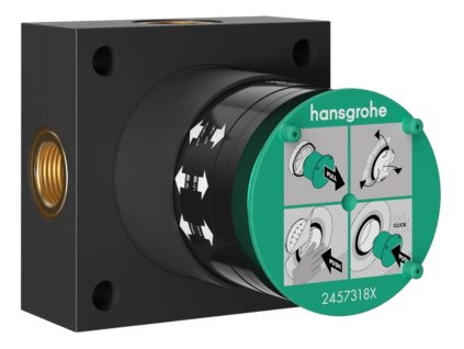 Hansgrohe Základné teleso pre hornú sprchu, na 2 spotrebiče 24573180-HG