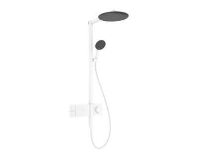 Hansgrohe Raindance Alive S Sprchový set s termostatom, priemer 30 cm, 3 prúdy, matná biela 24582700-HG